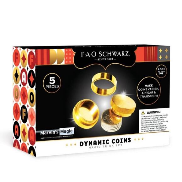 NWB FAO Schwartz Magic Light from Anywhere & Dynamic Coins Kit Toy Illusion - Picture 3 of 5